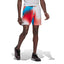 adidas Melbourne Printed 7" Short (M) (White/Red) - Comfortable Elastic Waistband with an Internal Drawcord