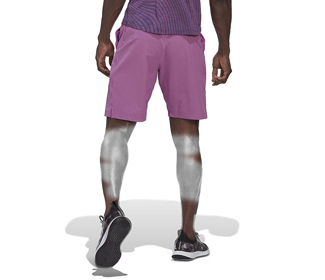 adidas Ergo 7" Short (M) (Pink)  Regular Fit. Features Ventilated Back Waist