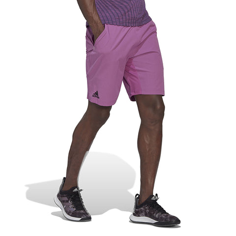 adidas Ergo 7" Short (M) (Pink)  Regular Fit. Features Ventilated Back Waist