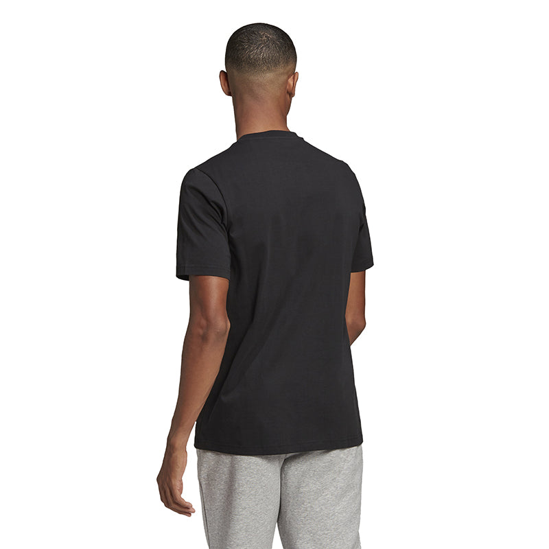 adidas Badge of Sport Essentials Tee (M) (Black) - Tennis Shirt For Men -  Original Adidas Sports Wear