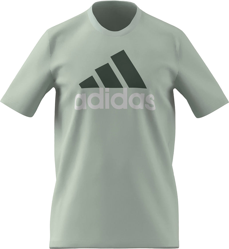 adidas Badge of Sport Essentials Tee (M) (Green) - Tennis Shirt For Men -  Original Adidas Sports Wear