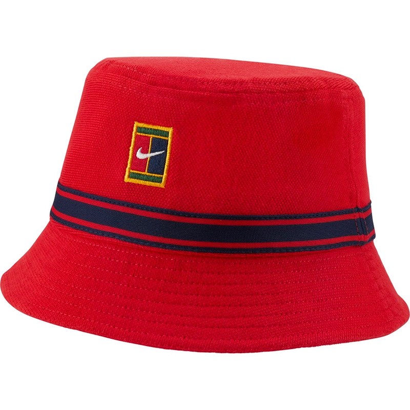 Nike Court Heritage Bucket Hat (Red)