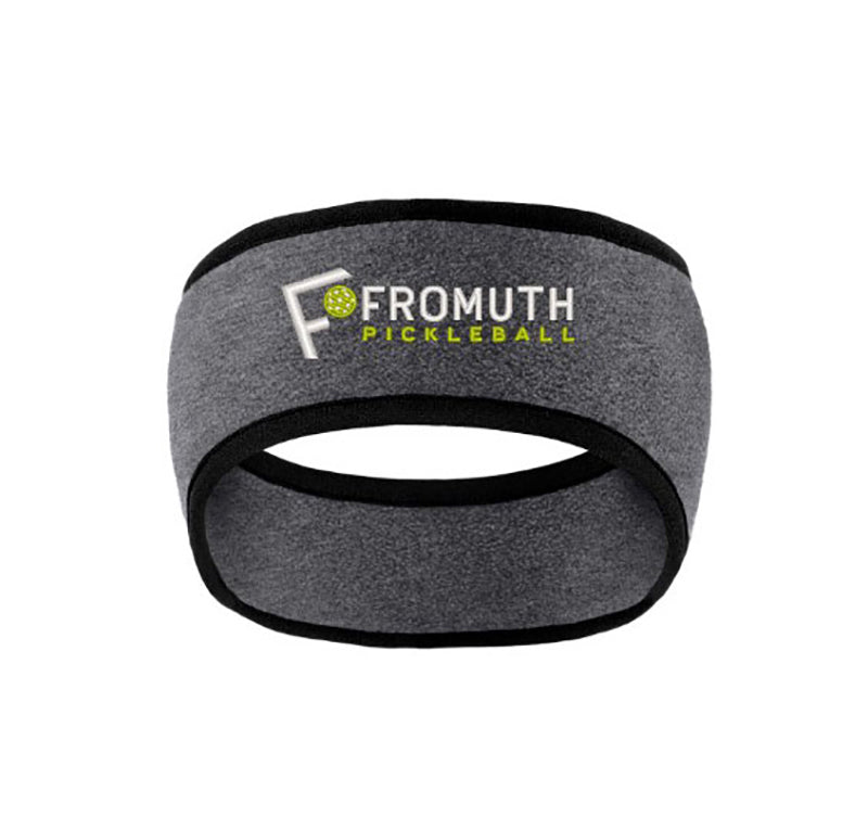 Fromuth Pickleball Fleece Headband (Grey)