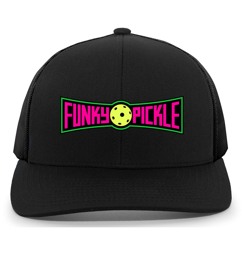 Funky Pickle Trucker Snapback Cap (U) (Black)