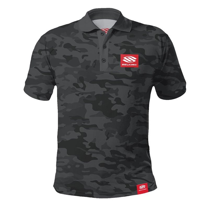 Selkirk Red Label Camo Polo (M)(Black)