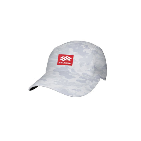 Selkirk Red Label Camo Jockey Performance Hat (White)