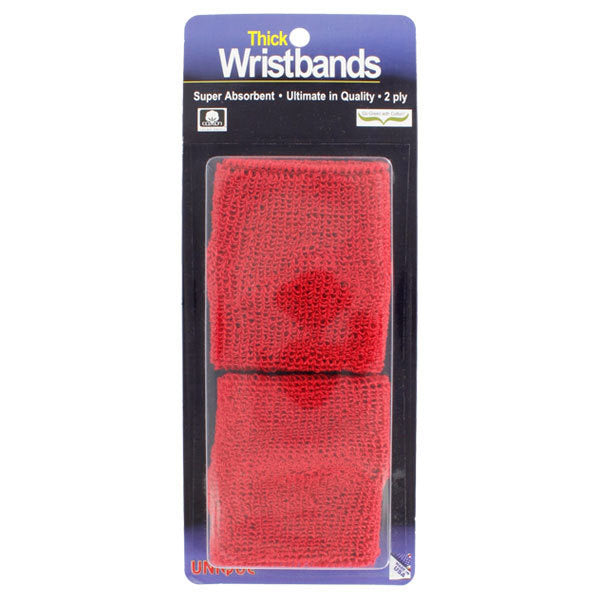 Unique Superthick Wristbands(2X) (Red)