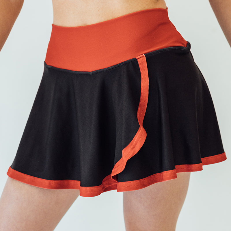 Faye+Florie Black and Red Stripe Holly Skirt (W)