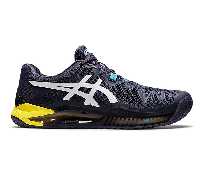 Asics GEL Resolution 8 (M)(Navy) Control Feature in the Heel Counter
