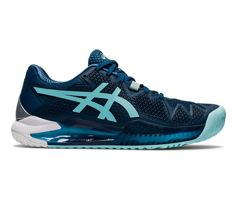 Asics GEL Resolution 8 (W)(Navy) - Torque Control Feature in the Heel Counter
