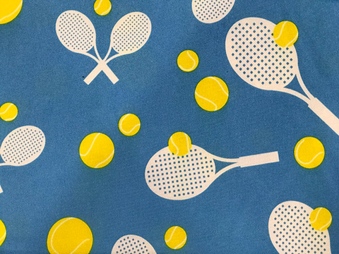 Round Tennis Tablecloth (54" x 54")