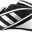 adidas Tour Tennis 12-Pack (Black/White) Large Bag - Padded Backpack Straps - Tennis Racquet Bag -High Quality Sports Bag