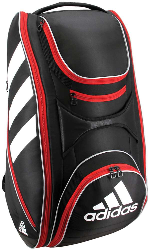 adidas Tour Tennis 12-Pack (Black/Red) - Tennis Racquet Bag -High Quality Sports Bag