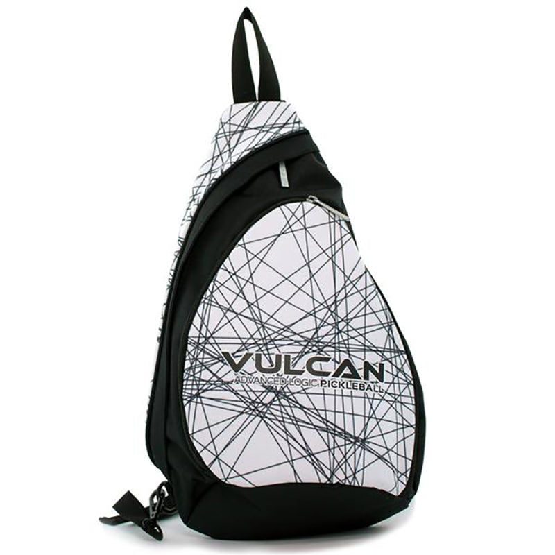 Vulcan Pickleball Sling Bag (White)
