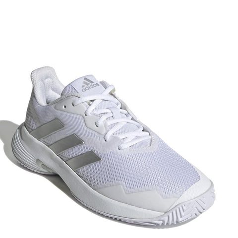 adidas CourtJam Control (W) (White) - Low Tennis Shoes - Breathable and High Quality